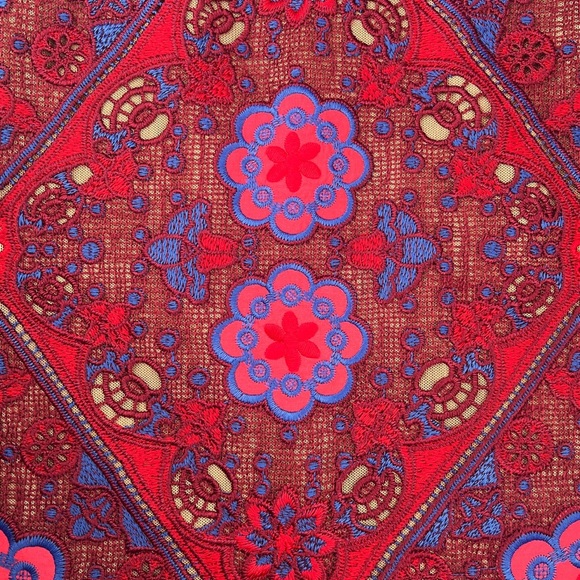 Elliatt Renaissance A-Line Tapestry Mini Skirt Sz XS - Picture 2 of 5